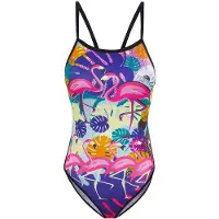 Turbo Flamingo Swimsuit Multicolore S Femme