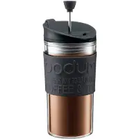 Bodum Travel Press schwarz + couvercle supplémentaire 350ml