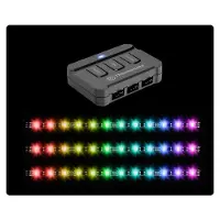 Thermaltake Lumi Color 256C - Intérieur - Noir - Multi - 12 ampoule(s) - LED - 30 cm