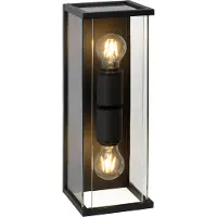 Lucide Claire Applique XL Noir 2 Points lumineux