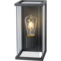 Lucide Claire Applique L Noir 1 Point lumineux avec Capteurs