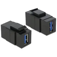DeLOCK 86369 Keystone USB3.0 A Buchse schwarz